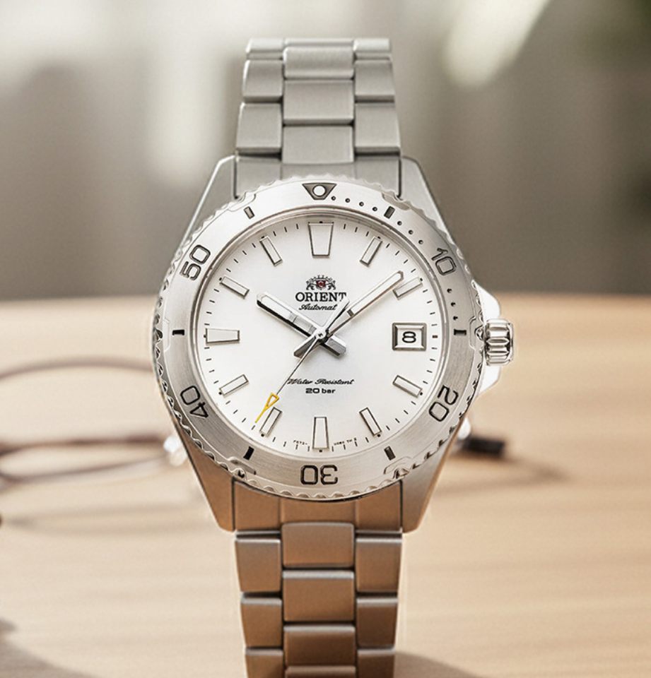 Orient Mako Date Stainless Steel Band